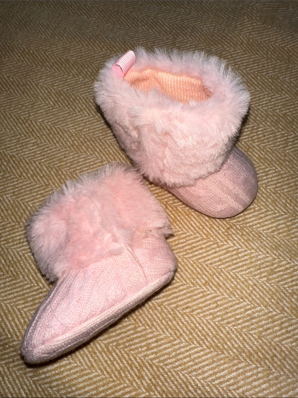 FREE Pink Fuzzy Baby Booties - Cozy Infant Slippers